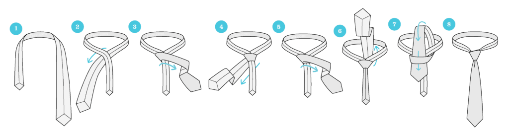 Jak zawiązać krawat? 6 sposobów wiązania krawata 5